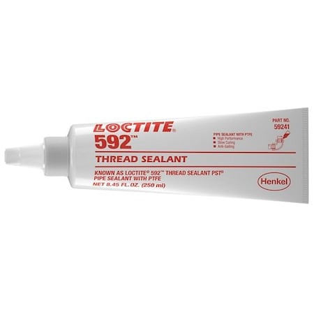 Henkel Thread Sealant; High Temperature; Tube; 250 Ml; Paste; Pipe Thread and Fitting 592 250ML IDH 88568
